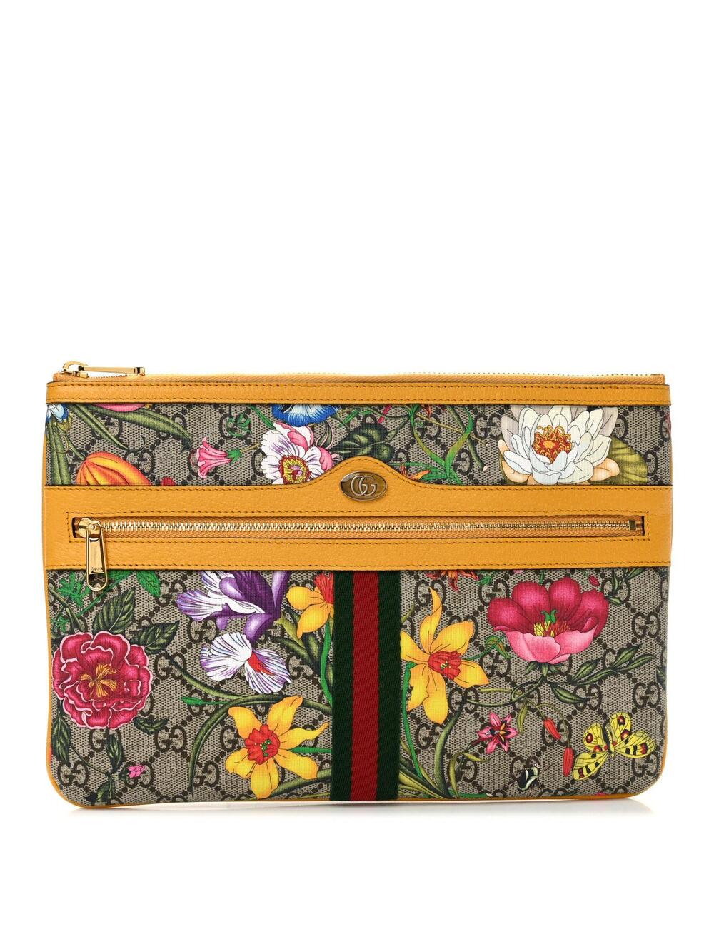 Gucci Gg Supreme Flora Large Ophidia #363270G59B